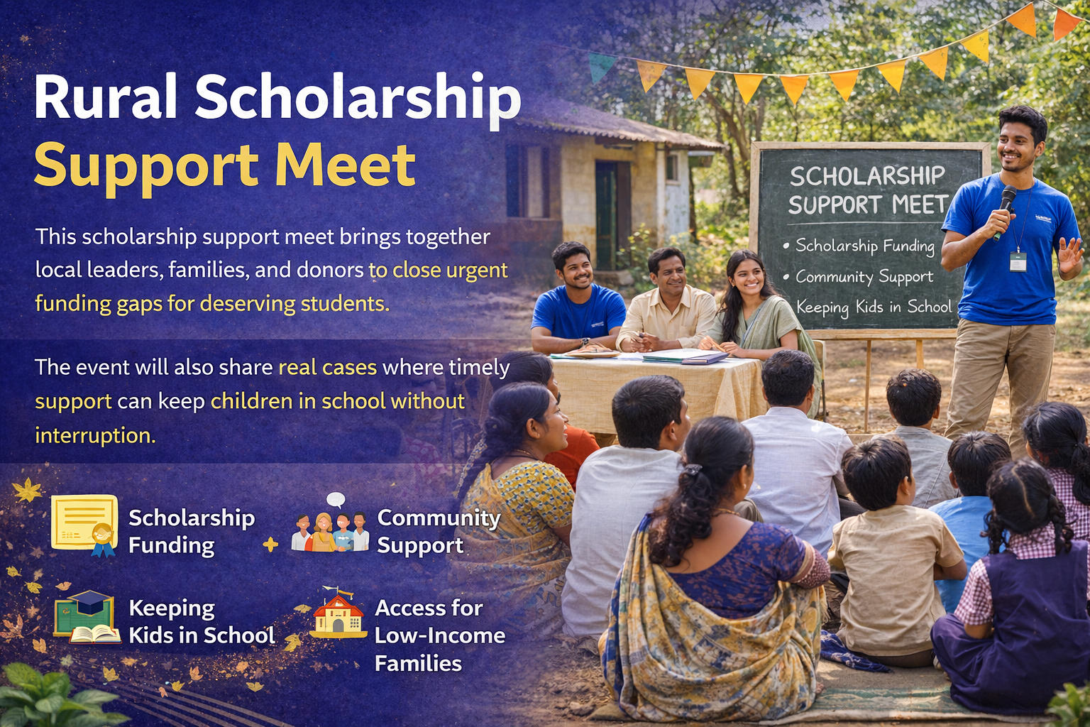 Rural Scholarship Support Meet event banner