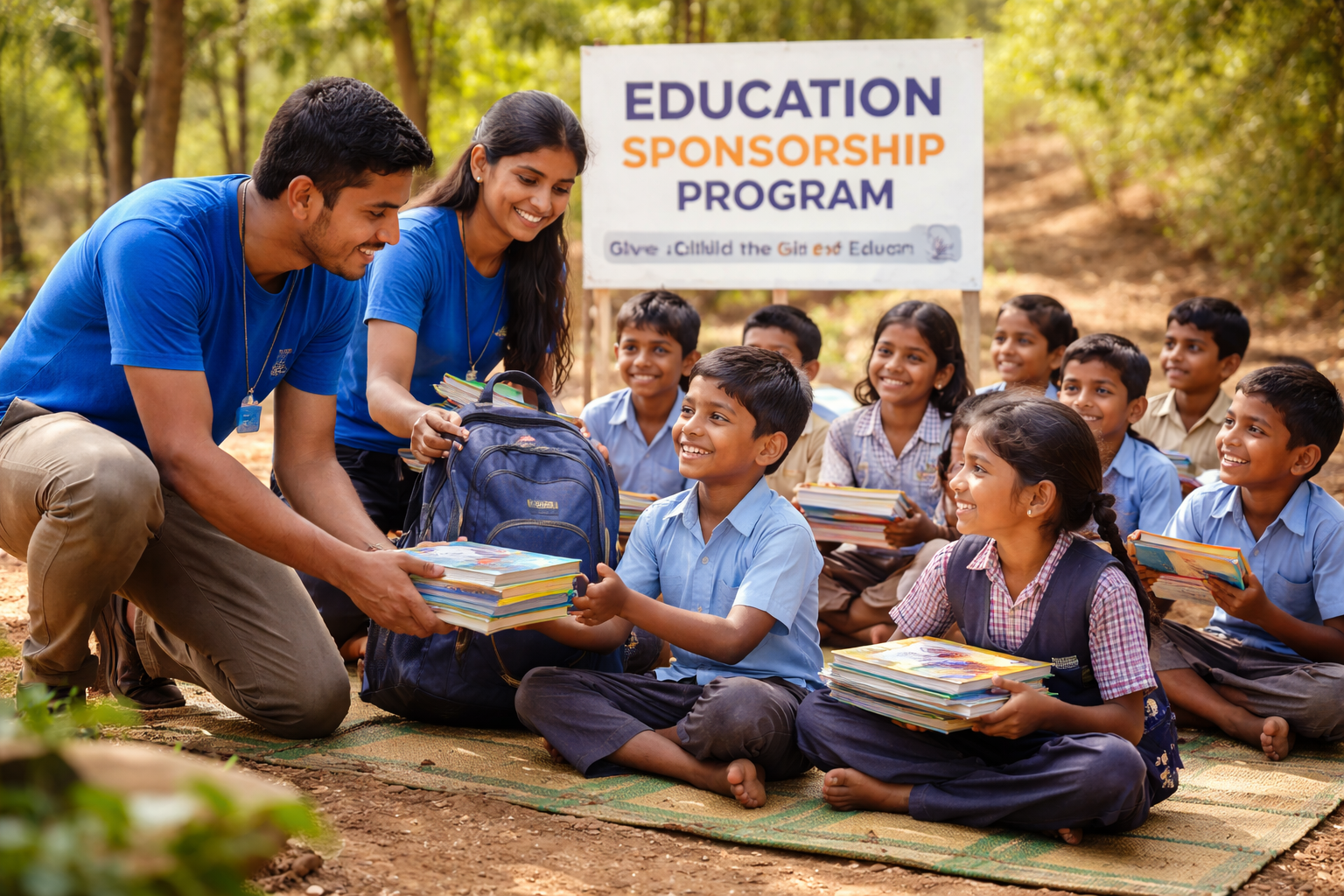 Students in rural communities receiving educational support through the Education Sponsorship Program.