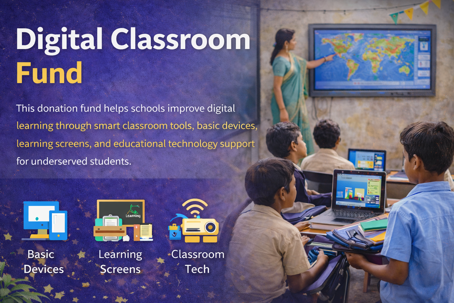 Digital Classroom Fund banner