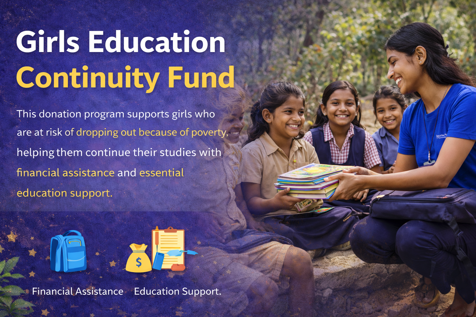 Girls Education Continuity Fund banner